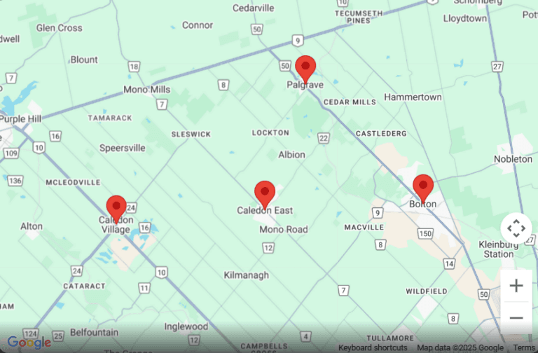 Neighborhoods in Caledon