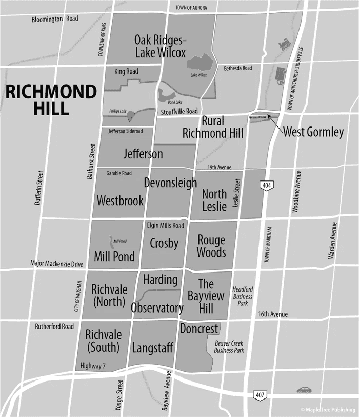 richmond-hill-neighbourhood-map