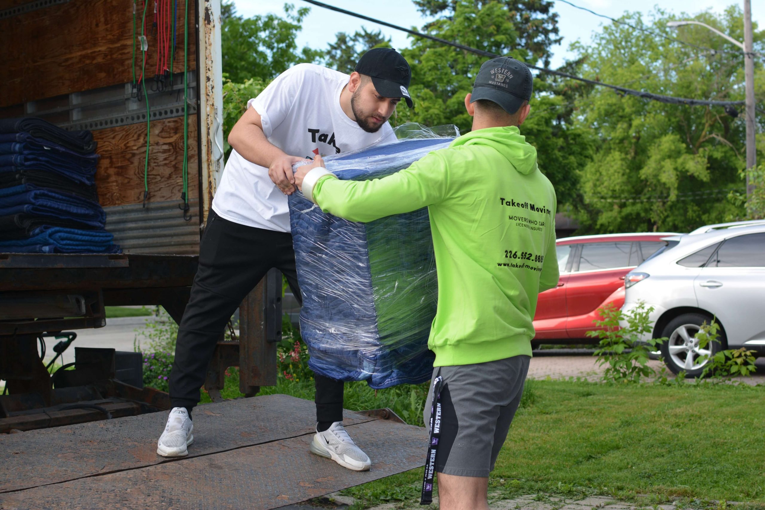 Boys Moving a Box