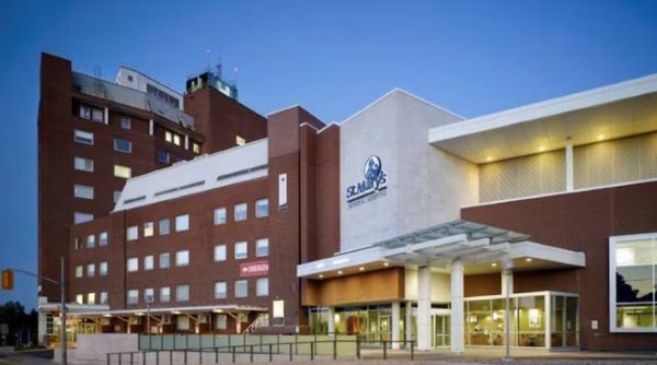 St. Mary's General Hospital in Kitchener, Ontario, Canada Takeoff-Moving Toronto